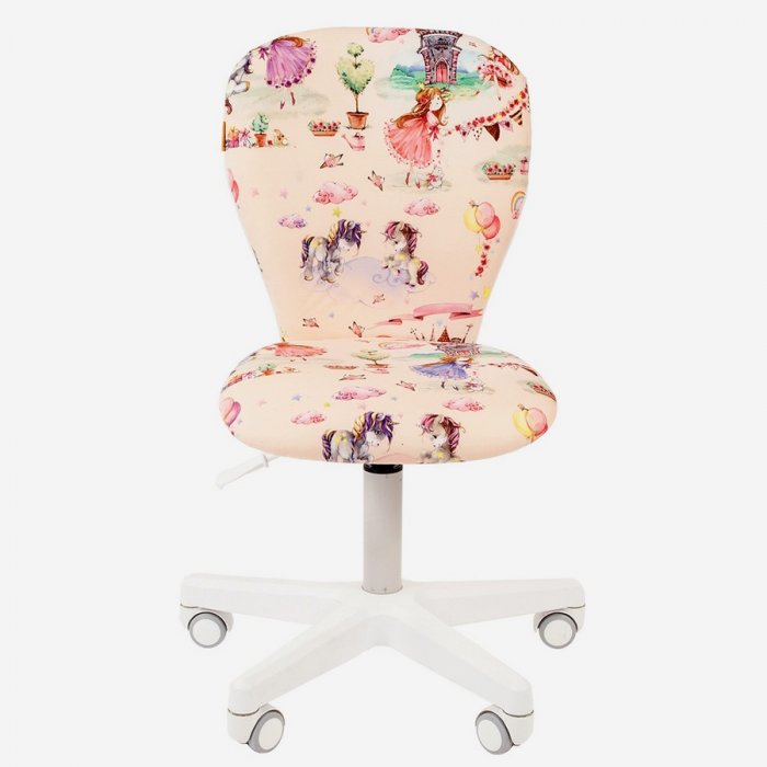 Кресло детское Chairman &laquo;Kids 105/white (ткань принцессы)&raquo; - вид 2